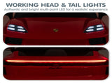 Kahuna Red Porsche Macan Turbo EV Kids Ride On Car 12V Electric Car CAR-PSCH-666-RD