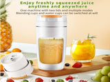 20 oz Portable Blender Cup - USB Rechargeable for Shakes, Smoothies & Juices, Personal Blender for V1192-AZ-W-2511