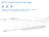 Electric Toothbrush with Ultra-Soft Gum Guard Brush Heads - IPX7 Waterproof, Ergonomic Design V888-ELOSUNG29329