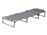 Gardeon Sun Lounger Folding Lounge Beach Chair Patio Outdoor Furniture FF-LOUNGE-STFA-GE