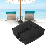 Black Outdoor Tent Canopy Sunshade Awning Stand Weight Bag Fixing Sandbag Accessory V1294-YM0901-3111200139711
