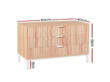 Artiss 3 Chest of Drawers - LURA Pine FUR-U-CDR-02-WD