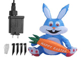 1.2 m Easter Inflatables Rabbit Cartoon Cute Fun Innovative Blow Up Easter Inflatable Outdoor V1294-YM0901-3115230150411