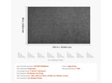 Rug Pad 2.44 x 3.05 m, Non-slip Carpet Area Pad, Rug Mat Padding with Dual Surface Felt Cushion & V952-TPRDTD810FT0F01B4001V0
