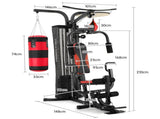 Home Gym Multi Station with Boxing Punching Bag Speed Ball Powertrain HGS-4610-045