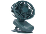 3Gears Portable Electric Fan Fully Automatic Shaking Head Electric Fan USB Charging for SummerGreen V1294-YM0901-3113210043313