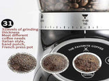 Electric Coffee Grinder - Multifunction Bean Mill for Household Coffee Brewing V1263-JX-4464