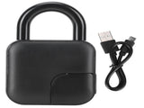 Fingerprint Lock AntiTheft Intelligent APP Bluetooth Padlock for Warehouse Dormitory Bicycle V1294-YM0721-3114210029711