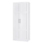 Artiss 2 Door Buffet Sideboard Cupboard Cabinet Pantry White FUR-W-WR03-WH-AB