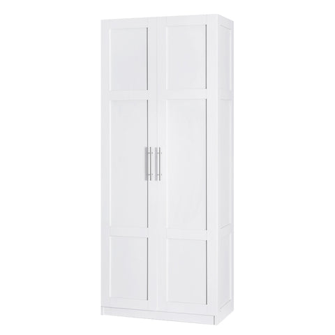 Artiss 2 Door Buffet Sideboard Cupboard Cabinet Pantry White FUR-W-WR03-WH-AB