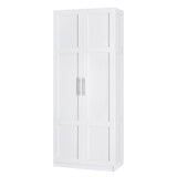 Artiss 2 Door Buffet Sideboard Cupboard Cabinet Pantry White FUR-W-WR03-WH-AB