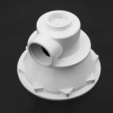 White Swimming Pool Main Drain Floor Drain G2 Water Inlet Draining Accessory V1294-YM0901-JY30354