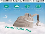 Mini Backpack for Women, Lightweight Puffer Small Backpack Purse, Quilted Casual Travel Daypack, V1258-DP02-F-11