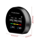 Air Quality Monitor Indoor Accurate Air Tester Detector CO2 HCHO TVOC Temperature Humidity Alarm V1192-AZ-W-23403