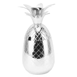 Cocktail Shaker Pineapple Shape Stainless Steel Polished Smooth Surface 500ml for Home Bar Silver V1294-YM0703-3118230139913