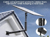 Long Arm Mount for Starlink Gen 3 Standard, Adjustable Telescoping Roof & Wall Bracket, 90&deg180&deg V1181-ZY005