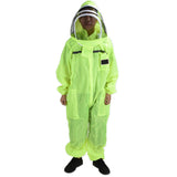 Beekeeping Suit Fluorescent Green One Piece Zipper Design Breathable Beekeeper Clothing V1294-YM0714-3111210267011
