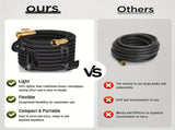 LOVFEN Garden Water Hose 30.49 meters, non-extensible lightweight hose, with nozzle, suitable for V1102-HESG-001
