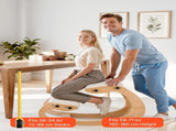 Ergonomic Kneeling Chair, Wooden Posture Knee Chair with Adjustable Thick Foam Cushions & Solid Wood V952-JYKGYMBSBDLWFBRDG001V0