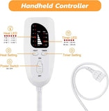 Electric Blanket, Heating Pad, Single Electric Blanket, 6 Temperature Settings, 4 Timers, for Home, V1189-LC-DG-00348