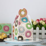 60PCS Creative Converting Donut Party Favor Boxes Party Supplies, Multicolor -Candy Goodies V1366-AZ2-W-03204