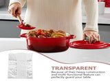 clear table cover Transparent PVC Stain-resistant for Potlucks 1Pcs V1366-AZ2-W-23113