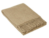 Hampton Throw - Merino Wool Blend - Camel V164-HA10