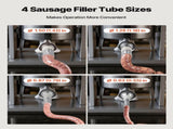 Electric Sausage Stuffer, 22 LBS / 10 L Vertical Meat Stuffer, Stepless Speed Control and Foot V952-DDKGCJLS10L0V2TYT001V3