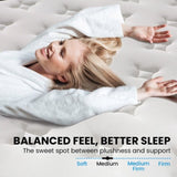 KINGSTON SLUMBER RelaxMax 31cm Queen Mattress, Medium, Euro Top, 5-Zone, Pocket Spring, Knitted V219-BEDMATKSST4A