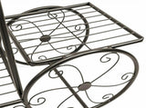 6 Tiers Garden Cart Stand & Flower Pot Plant Holder Display Rack Parisian Style V767-XJJ626-G2