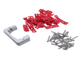 24PCS Metal Wall Plate Spacers 96PCS Electric Receptacle Box Outlet Spacers Set with Stainless Steel V1294-YM0901-3114240100211