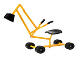 Keezi Kids Ride On Car Digger Bulldozer Sandpit Play Toys Rotate Seat Yellow PLAY-DIGGER-YE