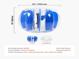 Inflatable Bumper Balls 1-Pack, 4FT/1.2M Body Sumo Zorb Ball, Durable Thick PVC Human Hamster Bubble V952-SCPJKLSJTZJ49FF4F001V0