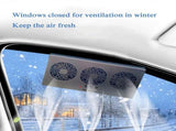 Car Exhaust Fan Solar Power Car Window Exhaust Fan Auto Ventilation Fan Car Radiator Cooling Fan V1369-AZ3-W-01507