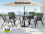 Gardeon Outdoor Dining Set Table and Chairs Patio Garden Furniture Bistro Set FF-STA-DINING-GE