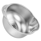 Stainless Steel Rice Bowl Strainer Basket for Kitchen Sink Draining and Vegetable Washing Colander V1369-AZ3-W-15795