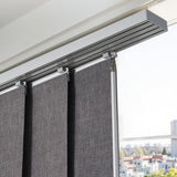 VEVOR Panel Track Blinds Extendable Track 116 cm to 218 cm W Trimmable Dark Gray V952-MBGDBYCW45884QXE6V0
