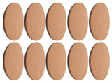 10Pcs Round Cork Plant Coasters for Flower Pots with Smooth Surface and Water Resistant Features V1192-AZ-W-27503