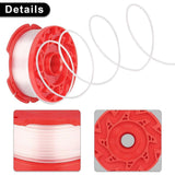 CURYMAY Cmzst0653 14Pcs String Trimmer Spool Line with Cap Head, Compatible with V1370-AZ4-15754