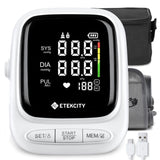 Etekcity Digital Body Weight Bathroom Scale, Black & Etekcity Smart Blood Pressure Monitor, White V398-EKEB9380H-BPM