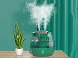 Humidifier for Bedroom,2.2 Liter Cool Mist Humidifier, Ultra Silent Dual Nozzle Humidifier with V1366-AZ2-W-13155