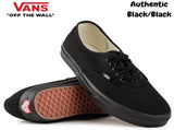 VANS Authentic Shoes Sneakers Classic Skateboard Sneakers Casual Skate Board - Black/Black V563-VN000EE3BKA-US4