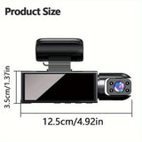 Super Memory Triple Cam Dash Cam! 32GB storage 1080P HD triple lens, 170&deg panoramic coverage of V1106-XCJLY1080P001