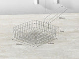 Stainless Steel Deep Fryer With Basket, Portable Outdoor Cooking Pot for Camping V1370-AZ4-24071
