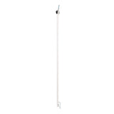 Downrod for Jhook Fan, 760 mm Size, White V1202-V1-CLIPDR760X21JWE