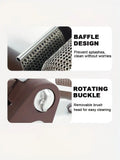 LED-lit electric barbecue brush, rechargeable rotating cleaning, instantly cleans the grill after V1232-CDSSKS001