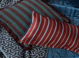 KAAT Amsterdam Meja Red Reversible Oblong Filled Cushion 30cm x 50cm V442-HIN-CUSHION-MEJA-RED-RE