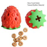 Strawberry Toys, Chew Toys for Aggressive chewers, Durable Puppy Feeder Toys, Interactive V1366-AZ2-W-08184