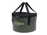 Cloth Folding Bucket with Mesh Pouch Portable Draining Basket Water Container for Outdoor Camping V1294-YM0901-3111240248012