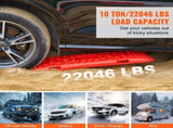 2PCS Traction Boards with PP for Mud Snow Sand Storage Bag Long Red V952-QCTKBZBS2JZZK3NO1V0